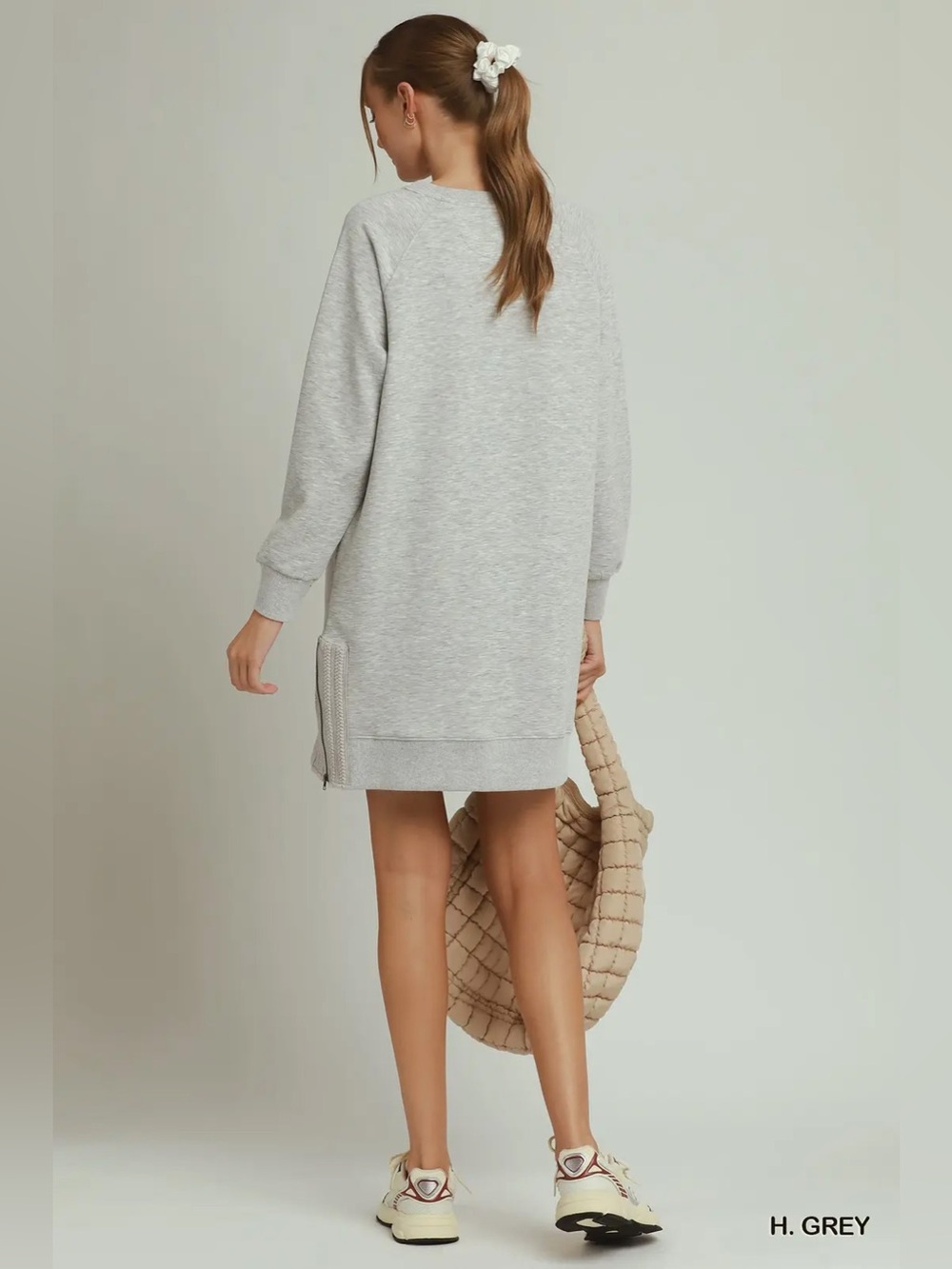 Umgee Side Crochet Zipper Detailed Dress - Picture 3 of 6